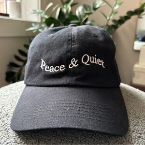 Museum of Peace & Quiet Wordmark Dad Cotton Logo Hat